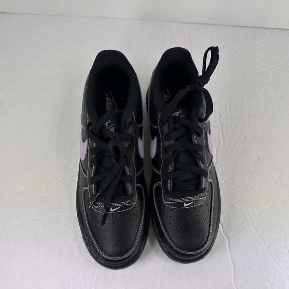 Nike Air Force 1 Lv8 Black Purple HJ4563-001 Sneaker Shoe Trainer Big Kid's - Picture 6 of 12